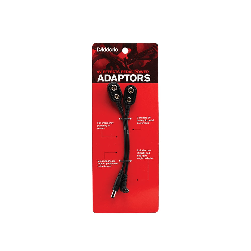 9 volt adapter for guitar pedals D'Addario 9v Effects Pedal Power Adaptors