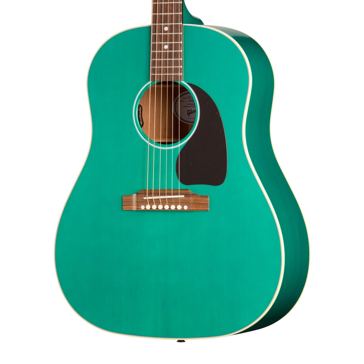 Gibson J-45 Standard Acoustic Electric Guitar - Translucent Teal