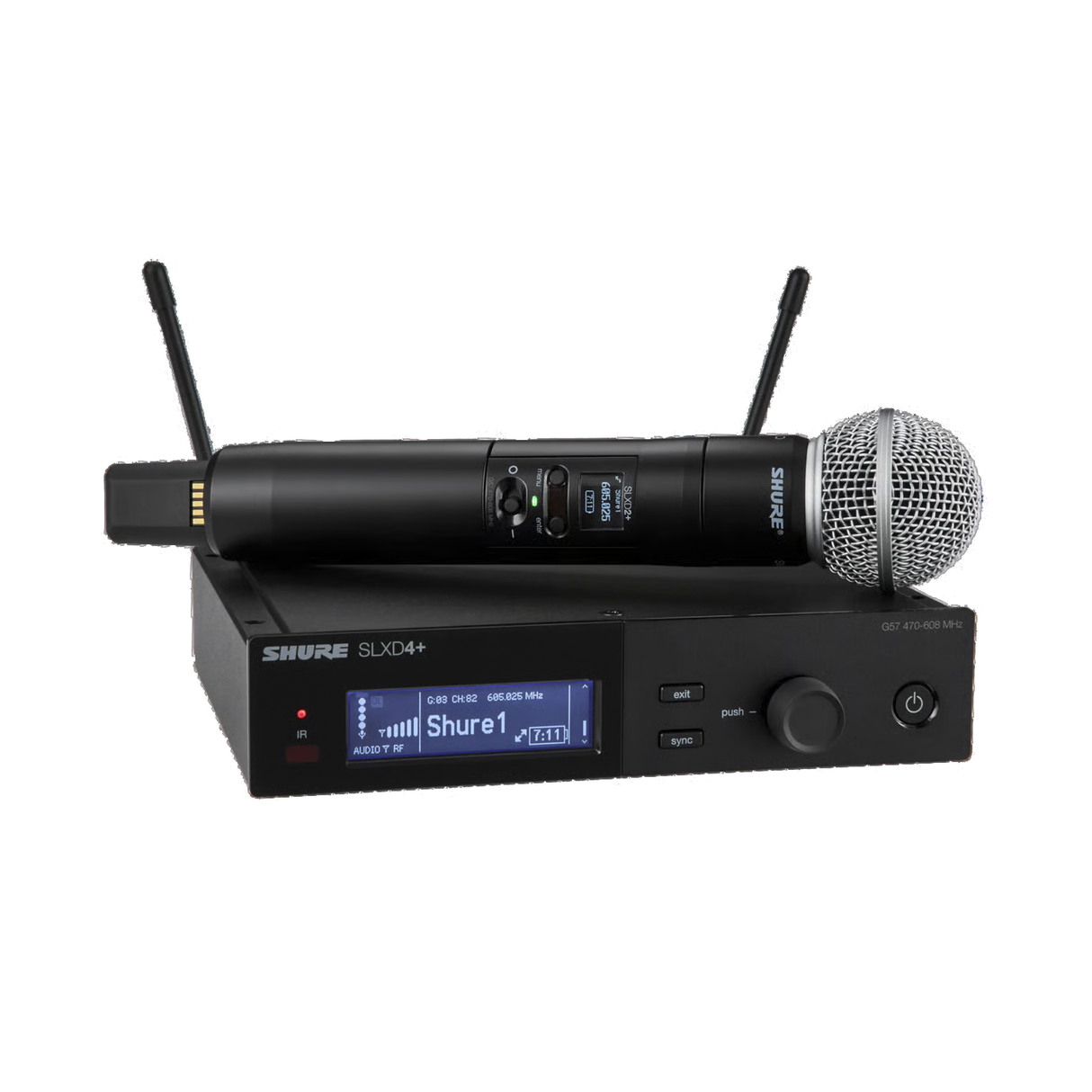 SLXD24+/58 Digital Wireless Handheld System with SM58 Cardioid Dynamic Microphone - G57 Band
