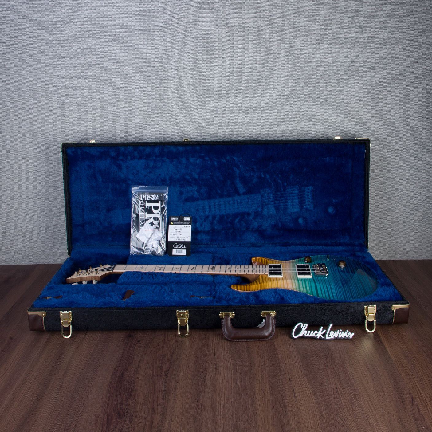 PRS Wood Library Custom 24 Electric Guitar - Private Stock Beach Fade Finish - CHUCKSCLUSIVE - #240383994 - 2024