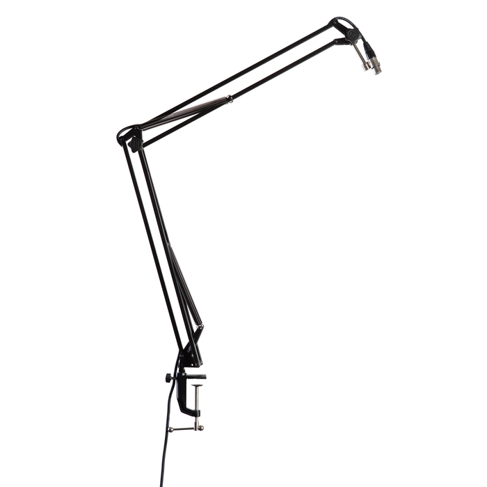 Gator Frameworks Desk Mounted Broadcast-Podcast Boom Mic Stand