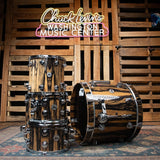 DW Collector's Series Exotic 5-Piece Shell Pack - Natural Lacquer over Royal Ebony Veneer