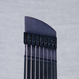 Legator Ghost Super Shred Multiscale 8-String Electric Guitar - Satin Black Flame - #IM25060226