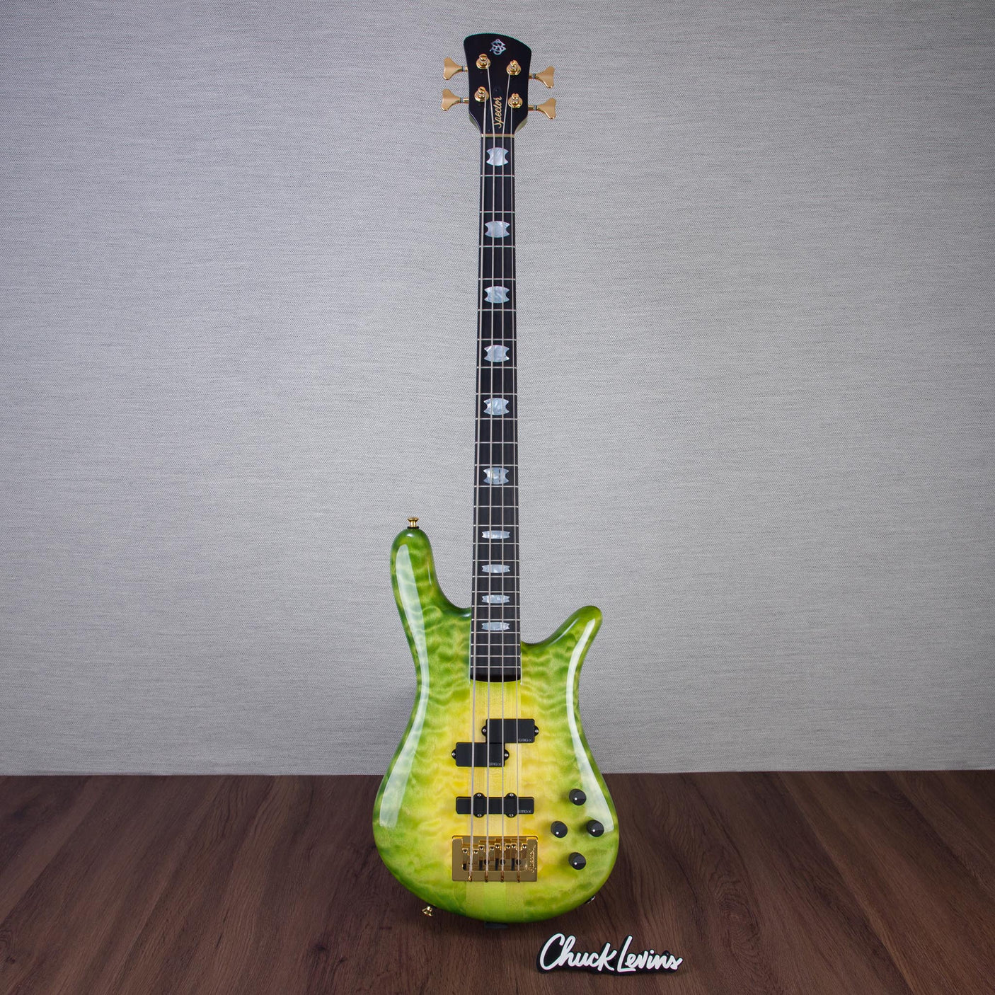 Spector USA NS-2 Electric Bass Guitar - Alien Glow - CHUCKSCLUSIVE - #1963
