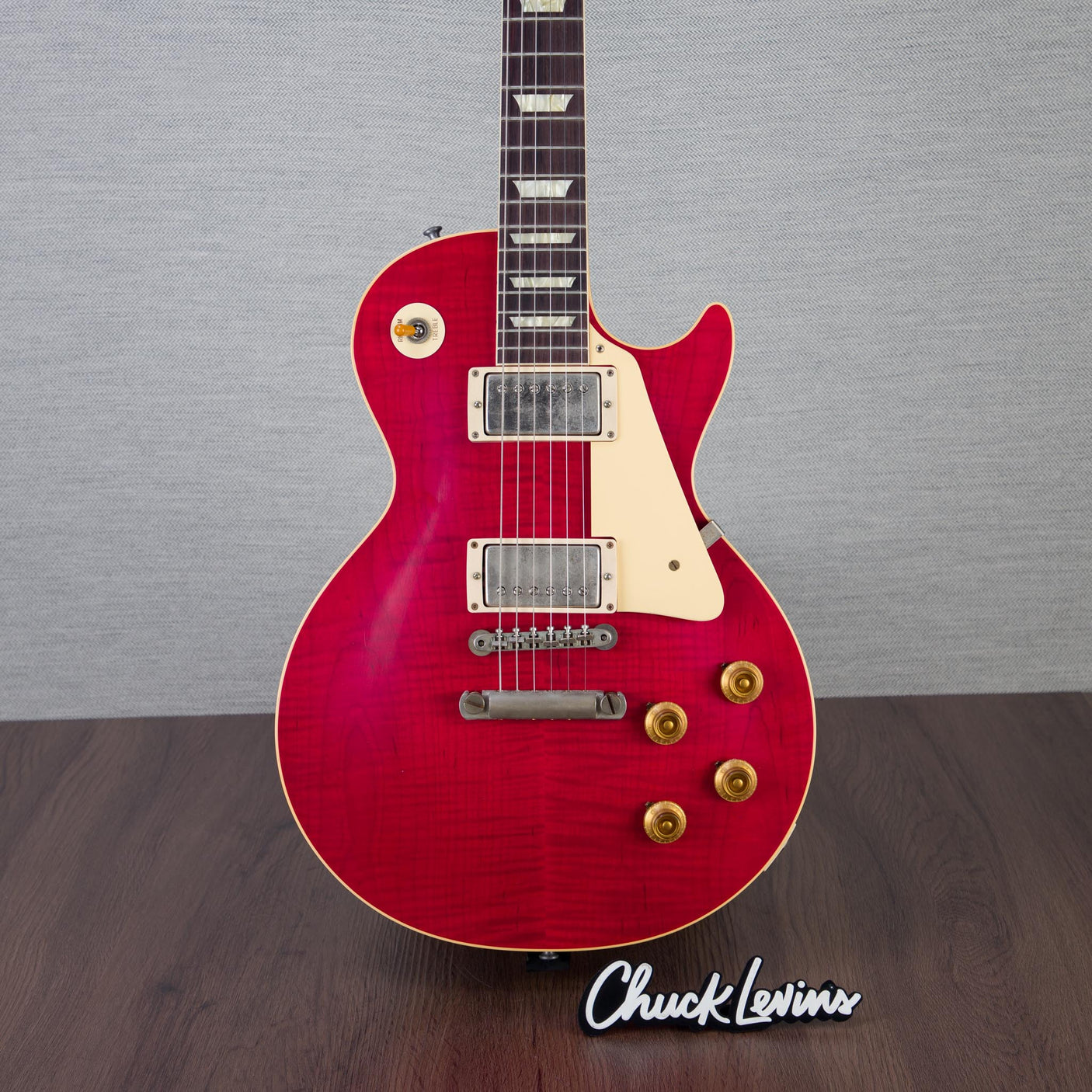 Gibson Murphy Lab 1958 Les Paul Standard - Ultra Light Aged Sweet Cherry Red - CHUCKSCLUSIVE - #85371