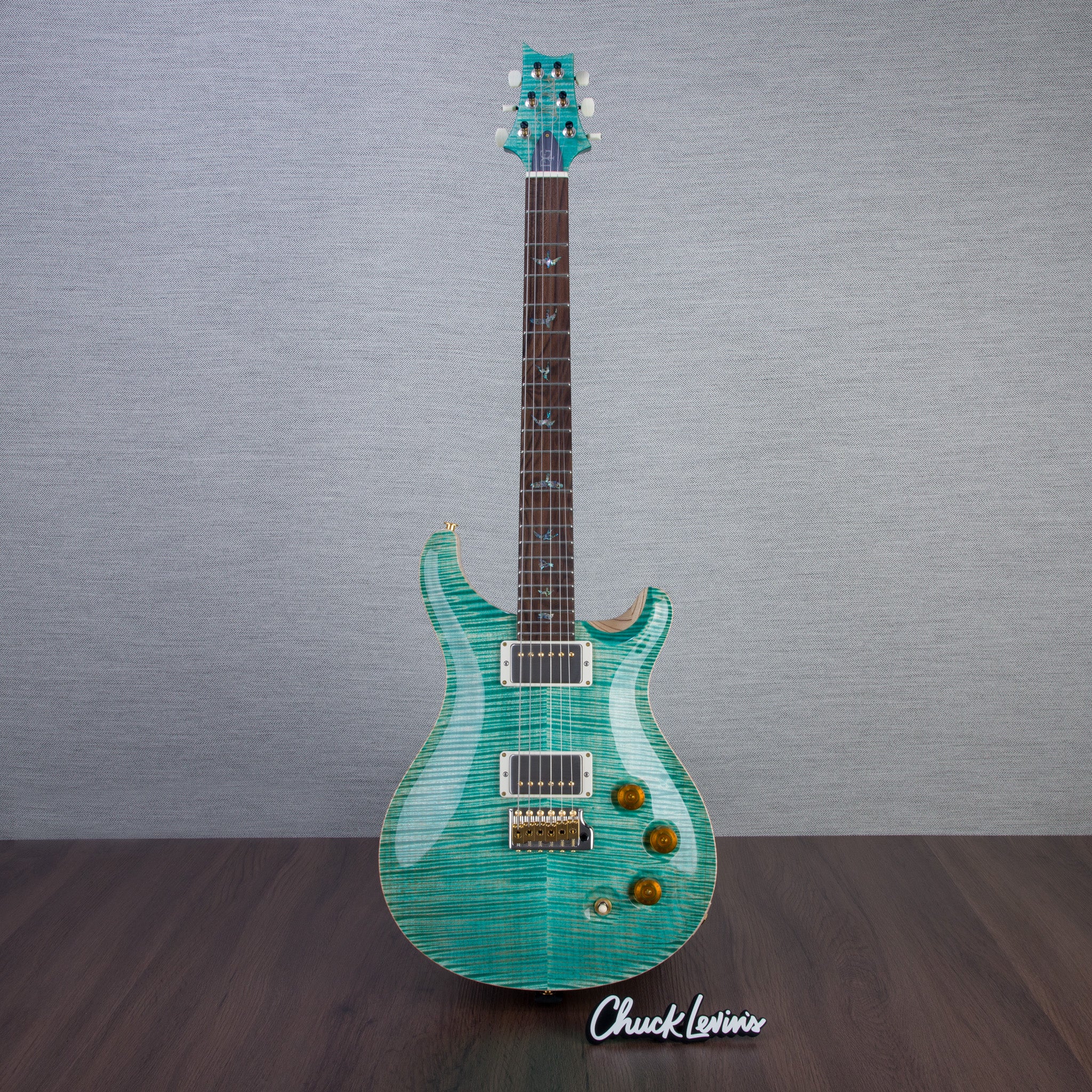 PRS Wood Library DGT Electric Guitar - Private Stock Bahamian Blue