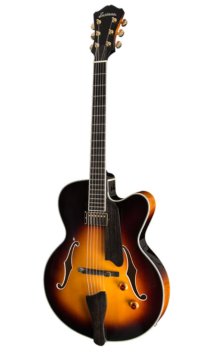 Eastman AR503CE-SB Archtop Electric Guitar - Ebony Fingerboard, Sunburst - New