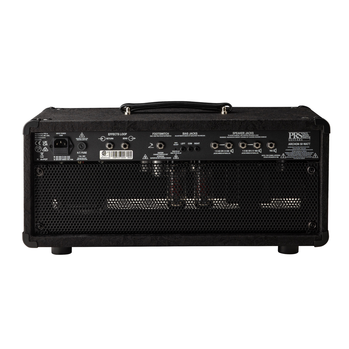 PRS Archon 50 Guitar Amplifier Head - Limited Edition Black Paisley