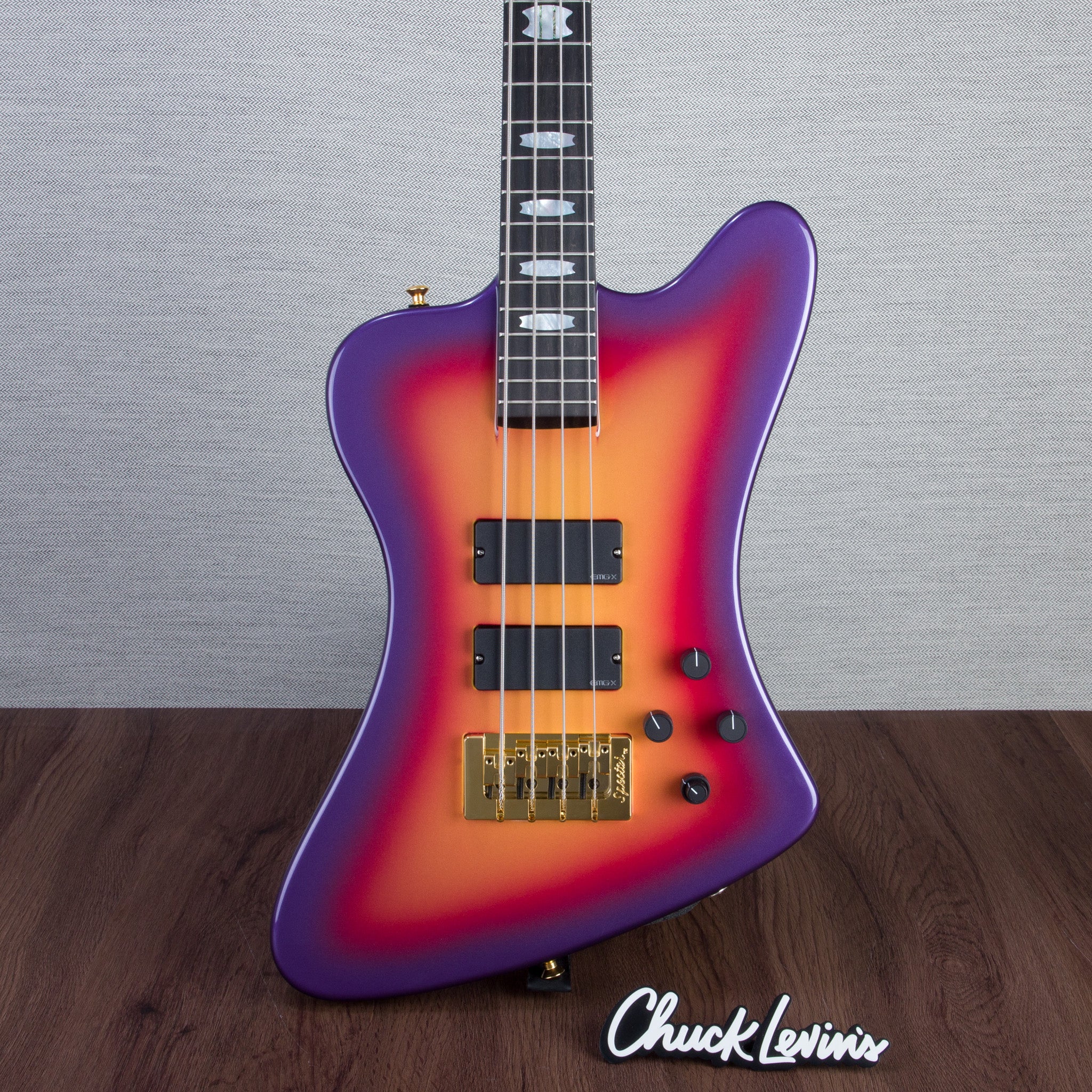 Spector USA NS-2X Electric Bass Guitar - Scary Burst – Chuck