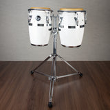 LP JRX1WH Jr Fiberglass Conga Set with Stand - White - Preorder