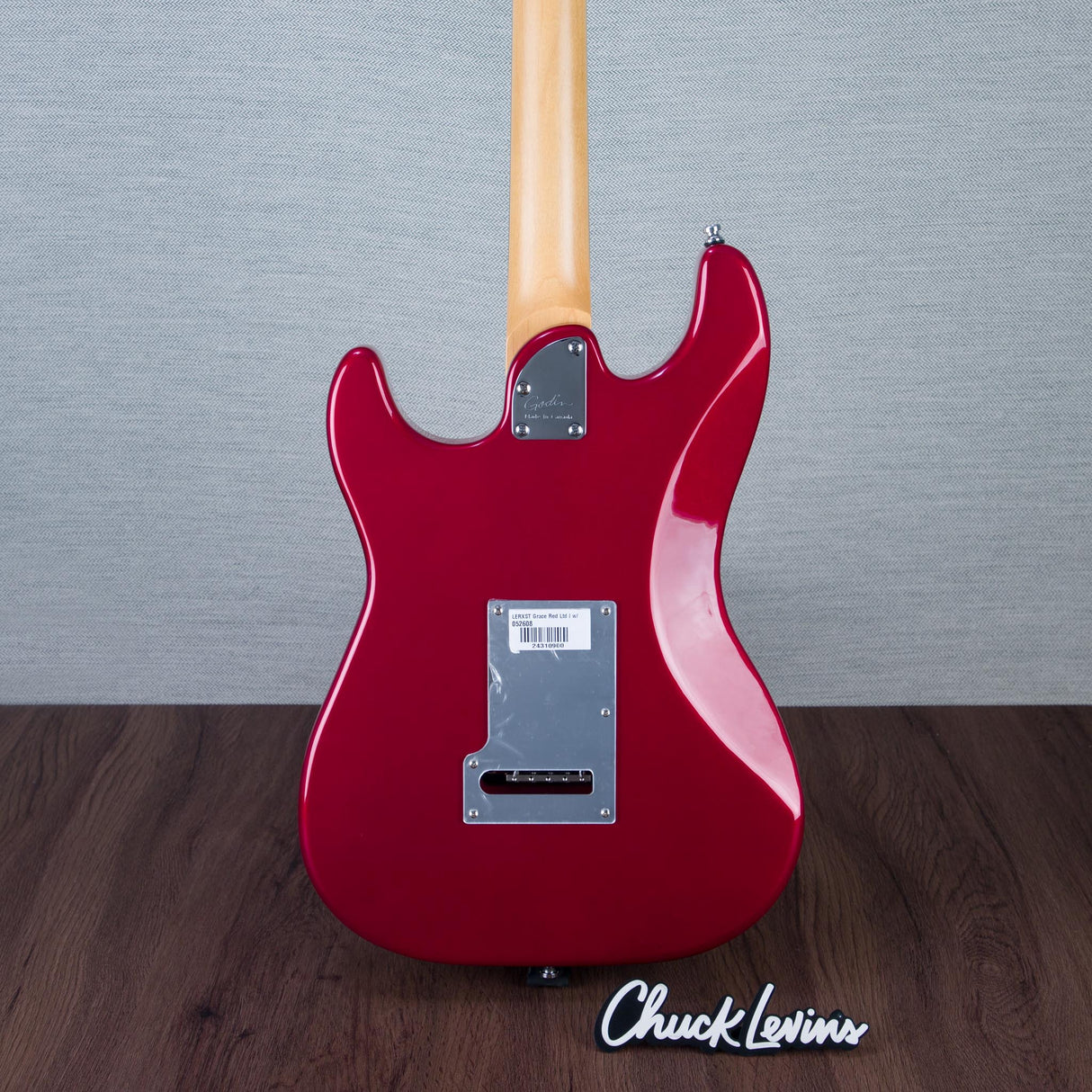 Lerxst Grace Alex Lifeson Signature Electric Guitar with Vega Trem Signed - Red - #24310900