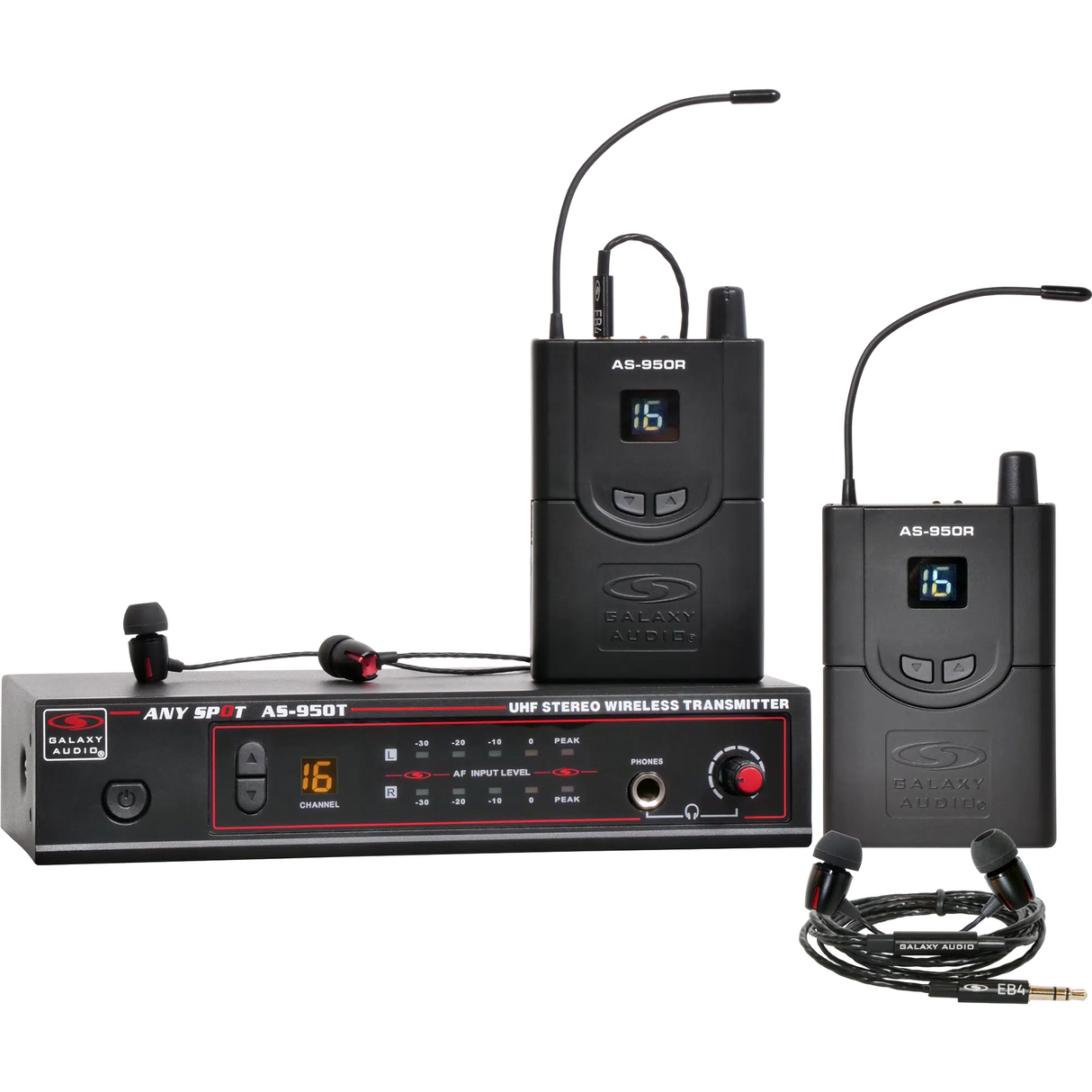 Galaxy Audio AS-950-2N In-Ear Wireless Systems