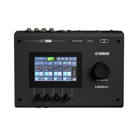 Yamaha URX44 USB-C Audio and Video Interface - Black