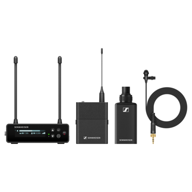 Sennheiser EW-DP ENG SET Camera-Mount Digital Wireless Combo Microphone System - Q1-6