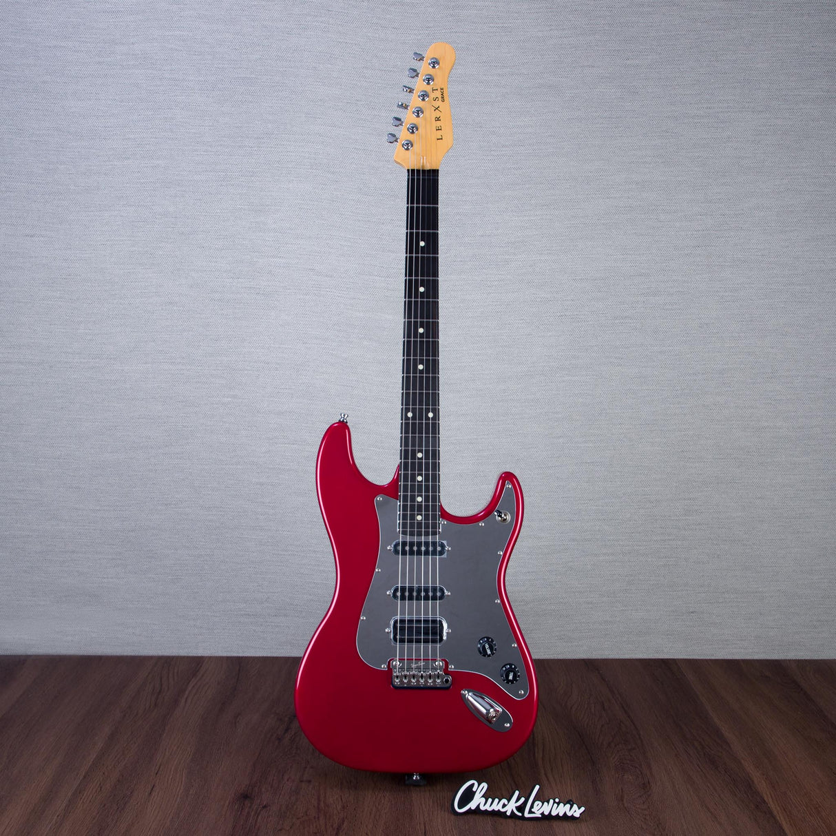 Lerxst Grace Alex Lifeson Signature Electric Guitar with Vega Trem Signed - Red - #24310900