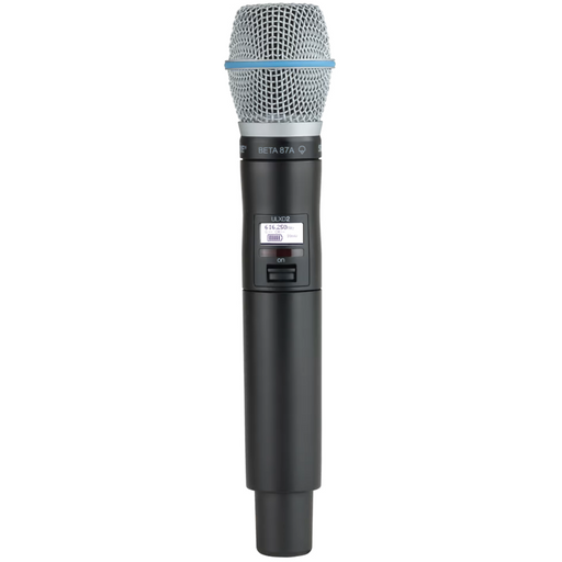 Shure ULXD2/B87A Handheld Transmitter with Beta 87A Capsule - H50 Band - Display, Open Box, Mint