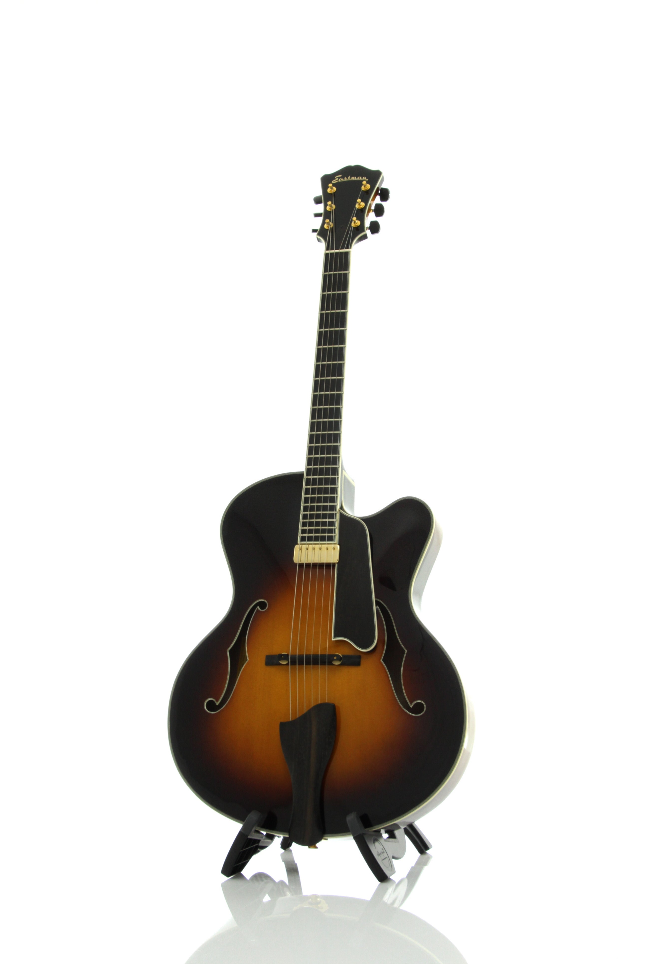 Eastman AR810CE-SB Archtop Electric Guitar - Ebony Fingerboard