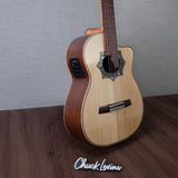 Arce WT-ES-200-PPK Walnut/Engelman Spruce Acoustic Electric Requinto - #00112