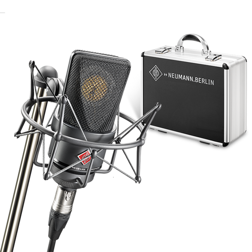 Neumann TLM 103-MT-Set Condenser Microphone With EA 1 Shockmount & Aluminum Case - Black - New,Black