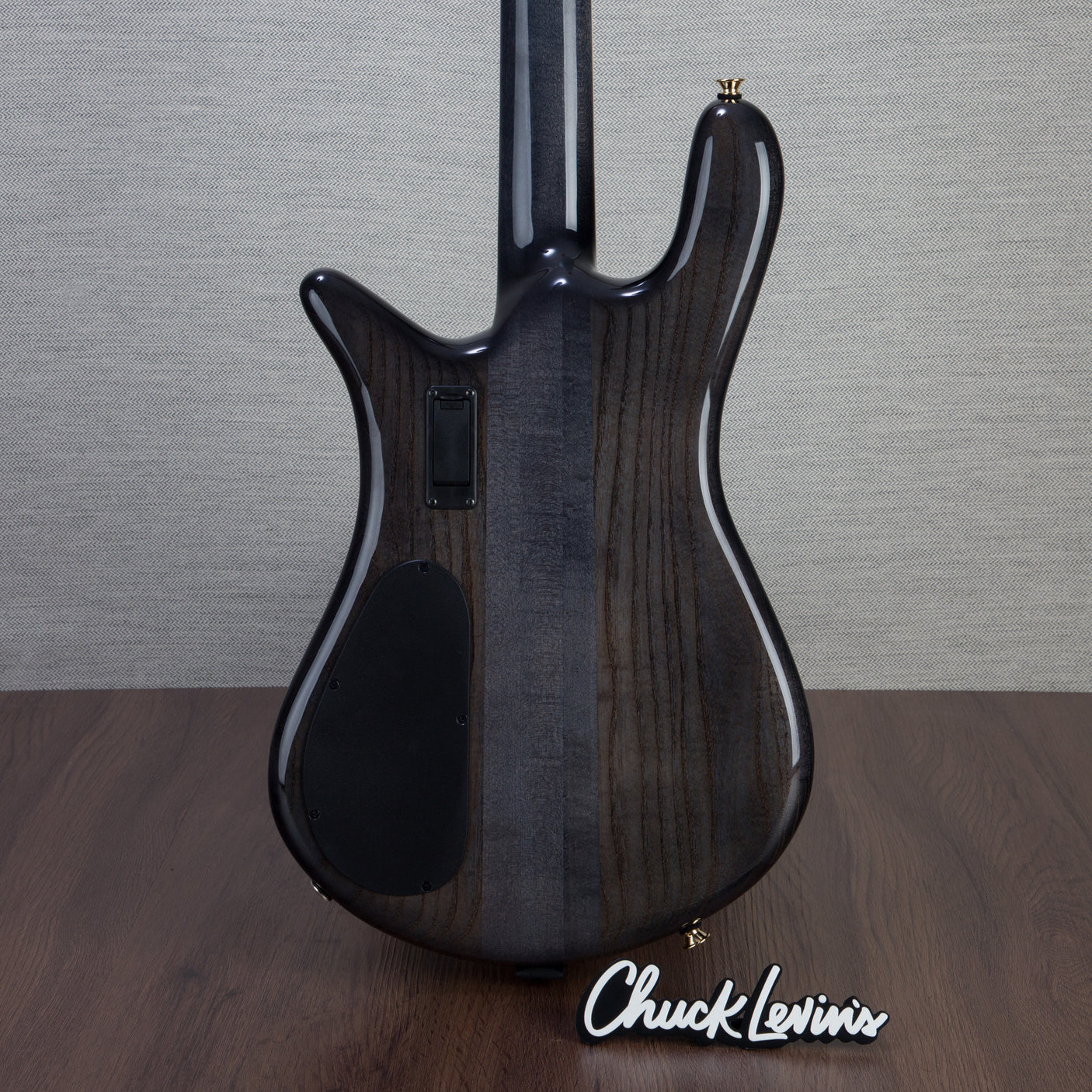 Spector Euro 4 LT Spalted Maple Bass Guitar - Fire Red Burst - CHUCKSCLUSIVE - #]C121SN 21112