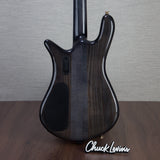 Spector Euro 4 LT Spalted Maple Bass Guitar - Fire Red Burst - CHUCKSCLUSIVE - #]C121SN 21112