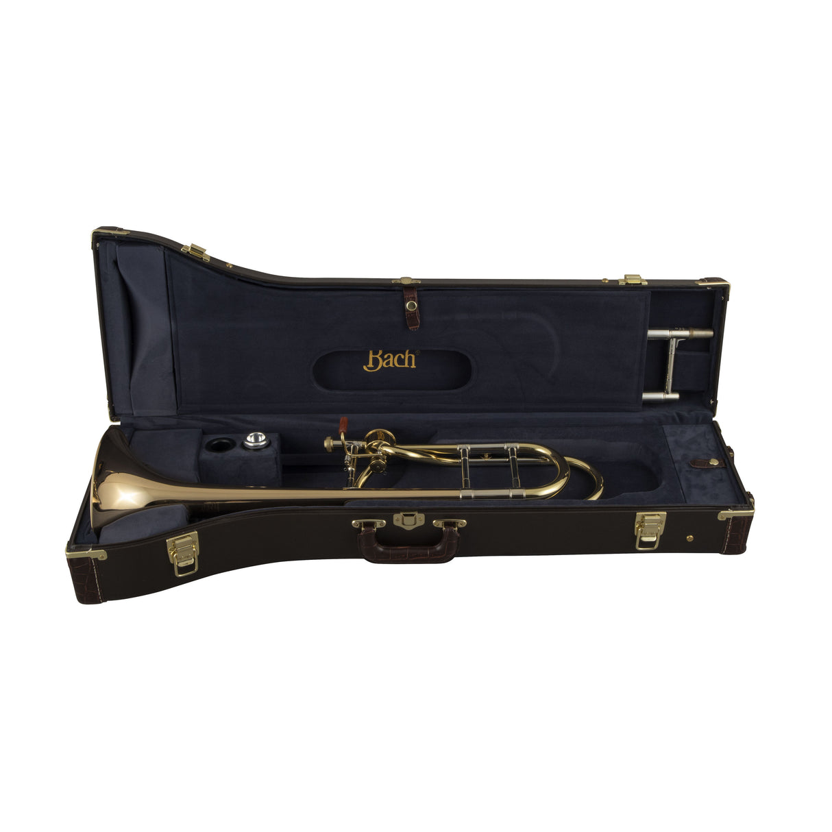Bach 42AG Stradivarius Professional Tenor Trombone, Lacquer with Gold Brass Bell, Hagmann Valve - Open Box, Mint