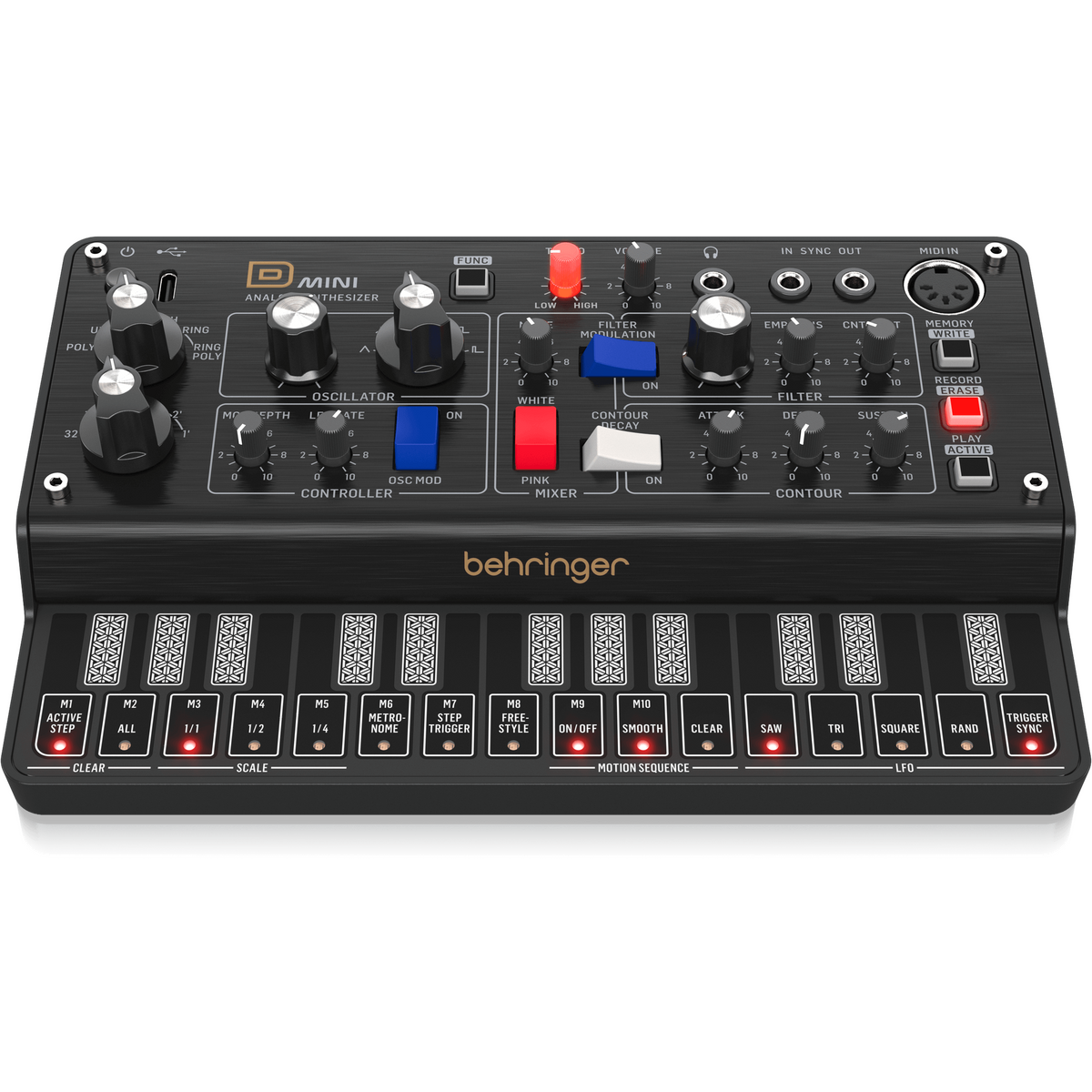 Behringer D-Mini Portable Analog Synthesizer – Chuck Levin's Behringer D-Mini Portable Analog Synthesizer – Chuck Levin's
