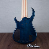 Sire M7-6 Fretless 6-String Bass Guitar - Transparent Blue - New