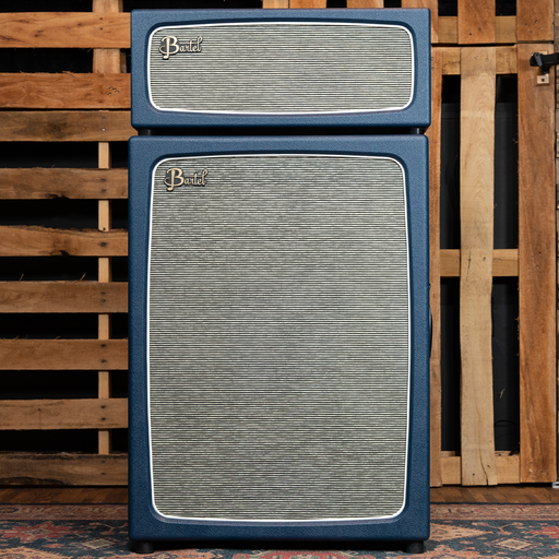 Bartel Roseland 45-Watt 2x12 Half-Stack Guitar Amplifier with Footswitchable Boost, Blue Tolex - CHUCKSCLUSIVE 65th Anniversary Edition