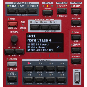 Nord Stage 4 Compact Semi-Weighted 73-Note Keyboard - Mint, Open Box - Used