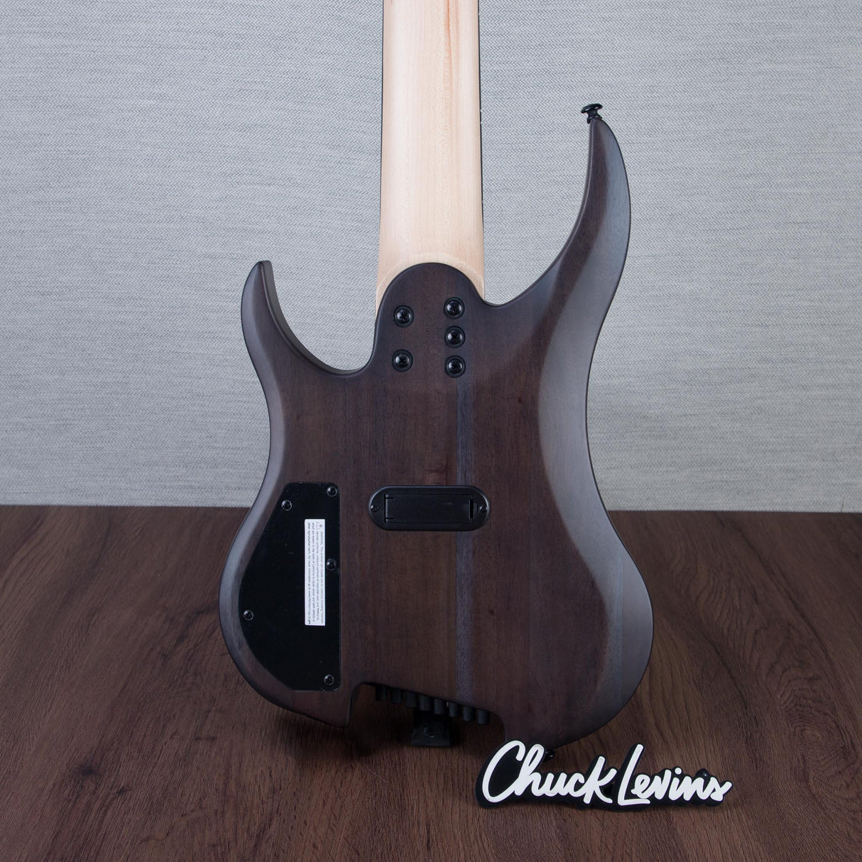 Legator Ghost Super Shred Multiscale 8-String Electric Guitar - Satin Black Flame - #IM25060226