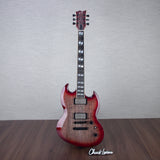 ESP USA Viper Electric Guitar - Cranberry Sunburst - #US24449 - Mint, Open Box