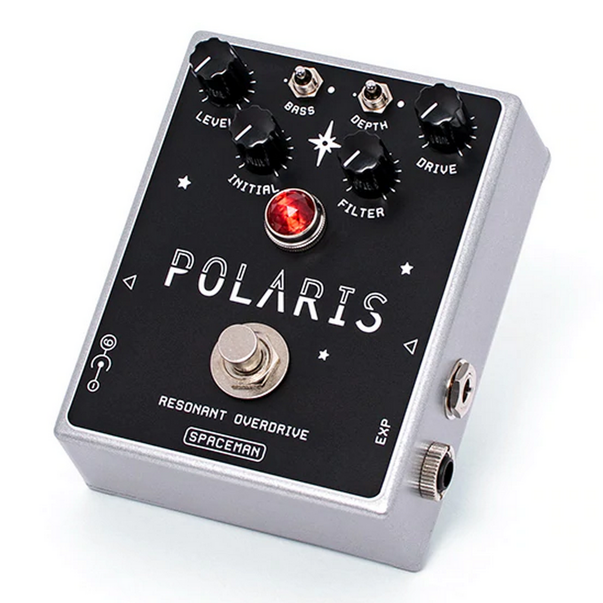 Space Man Polaris Resonant Overdrive Pedal - Limited Edition Silver