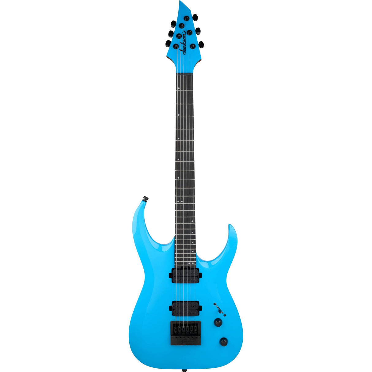 Jackson Pro Plus Series Misha Mansoor Juggernaut ET6 Signature Electric Guitar - Riviera Blue