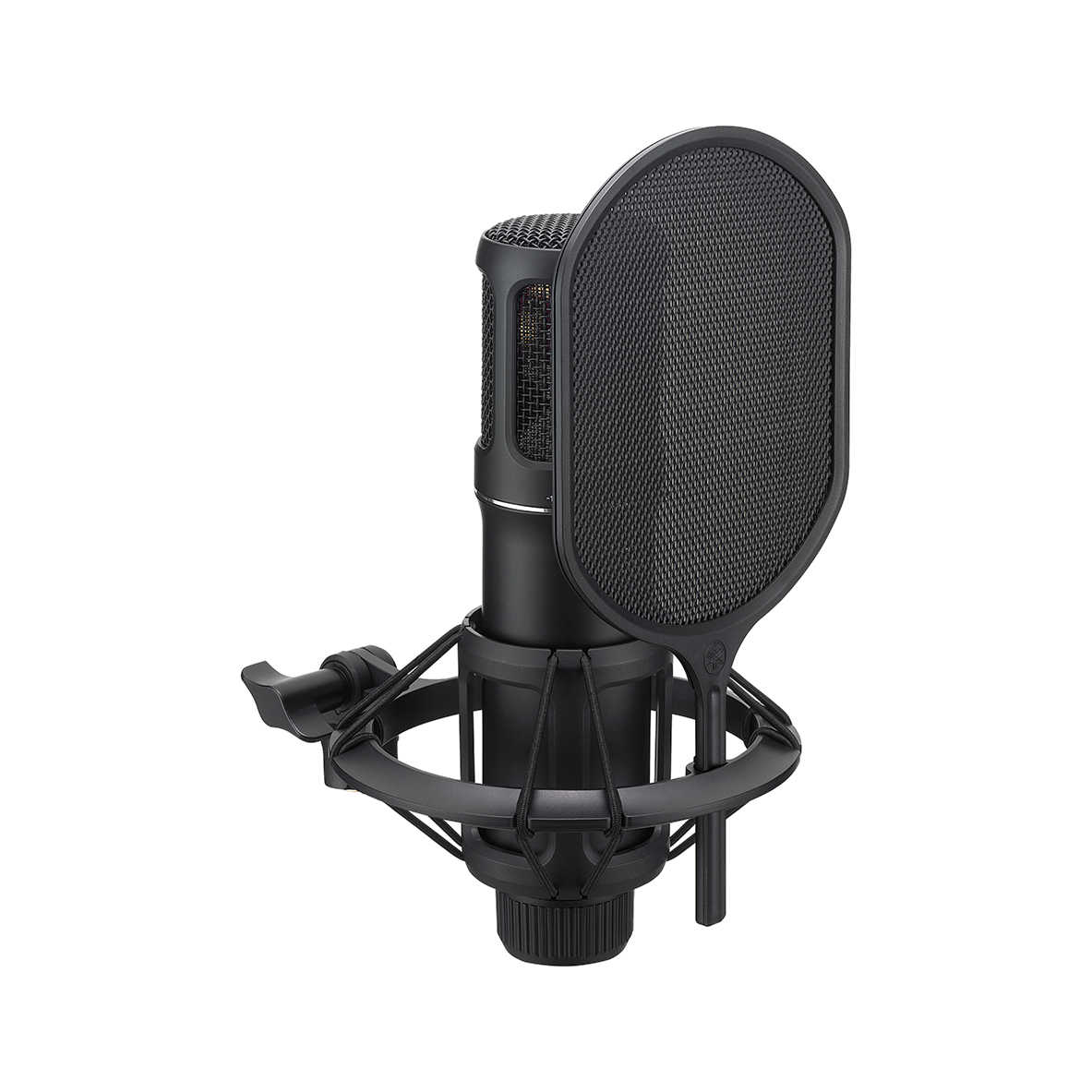 Yamaha YCM705 B Condenser Microphone with Shock Mount and Pop Filter - Black