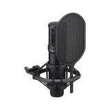 Yamaha YCM705 B Condenser Microphone with Shock Mount and Pop Filter - Black