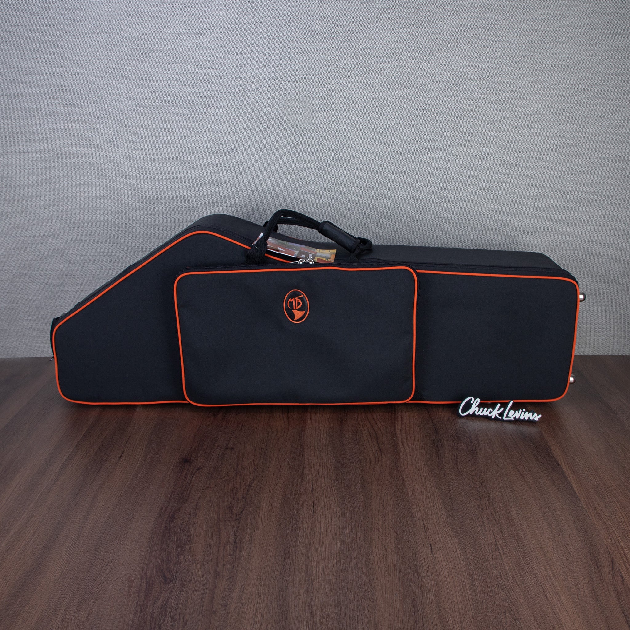 Marcus Bonna Baritone Saxophone Low A Case with Wheels - Black