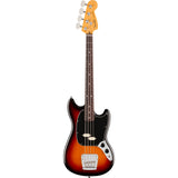 Fender American Professional Classic Mustang Electric Bass Guitar, Rosewood Fingerboard - 3 - Color Sunburst