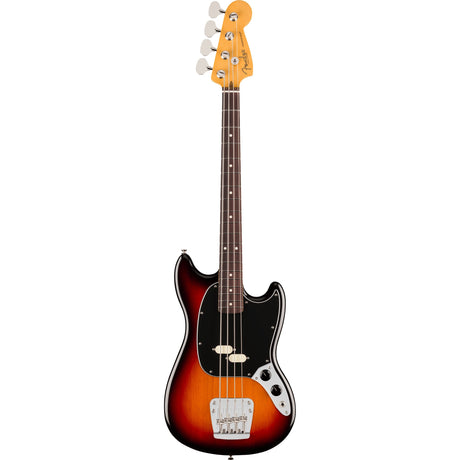 Fender American Professional Classic Mustang Electric Bass Guitar, Rosewood Fingerboard - 3 - Color Sunburst