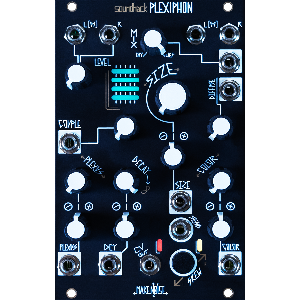 Make Noise Soundhack Plexiphon Stereo Spatial Texturizer Eurorack Module