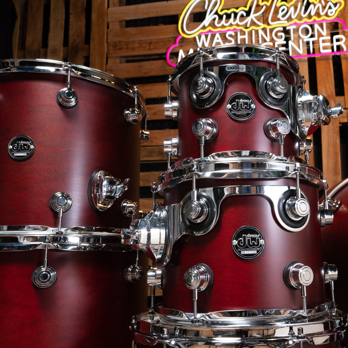 DW Performance Series 5-Piece 22-inch Kick Shell Pack - Tobacco Satin Oil