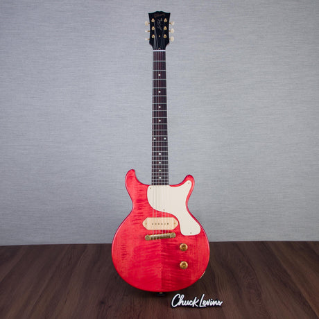 Gibson Custom Shop 1958 Les Paul Junior Double-Cut, Gold Hardware - VOS Watermelon King - CHUCKSCLUSIVE
