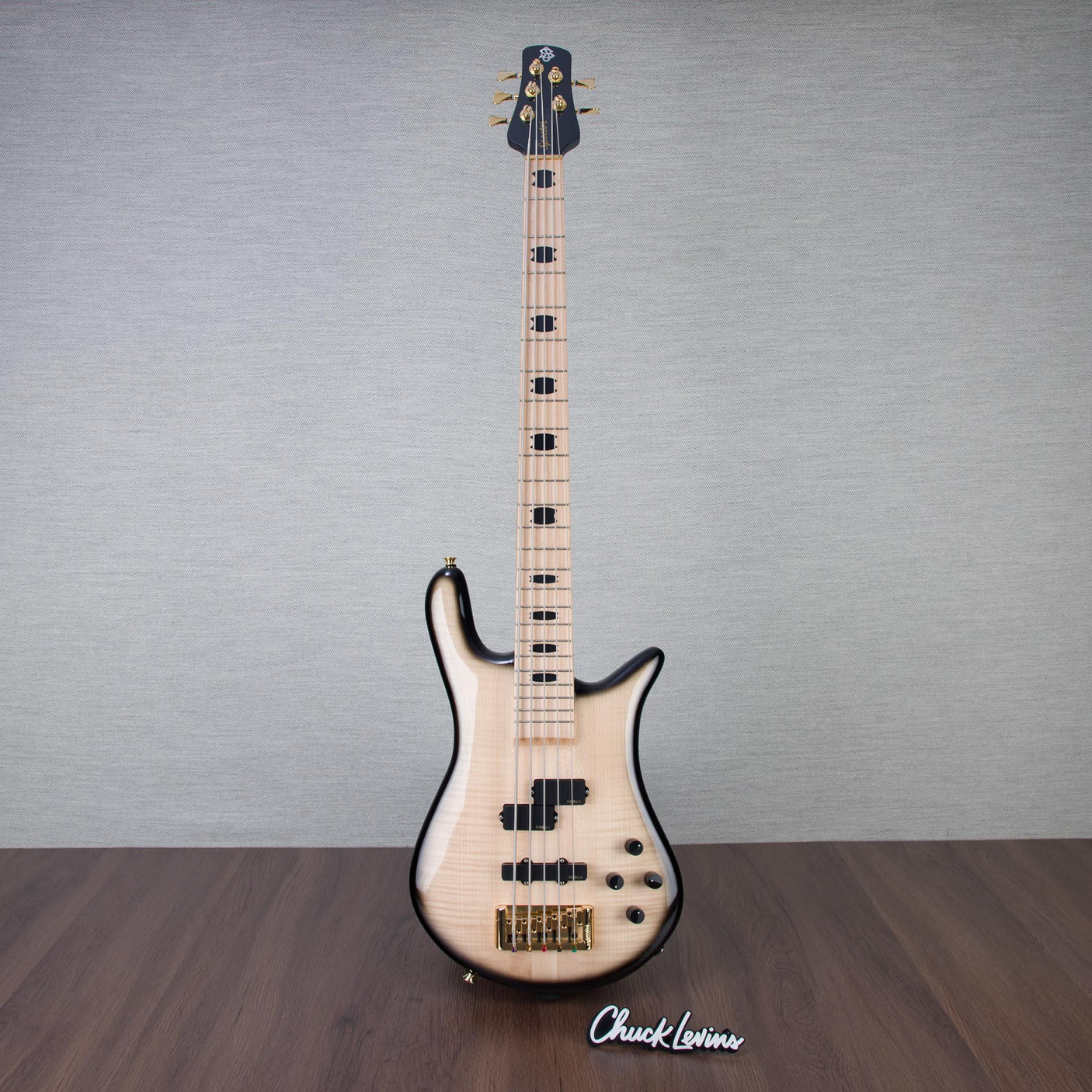 Spector Euro 5 5-String Electric Bass Guitar - Natural Black Burst Gloss - CHUCKSCLUSIVE - #NB22977
