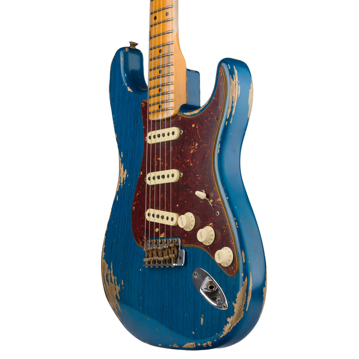 Fender Custom Shop 1956 Stratocaster Heavy Relic - Sapphire Blue Transparent - CHUCKSCLUSIVE - #R120151