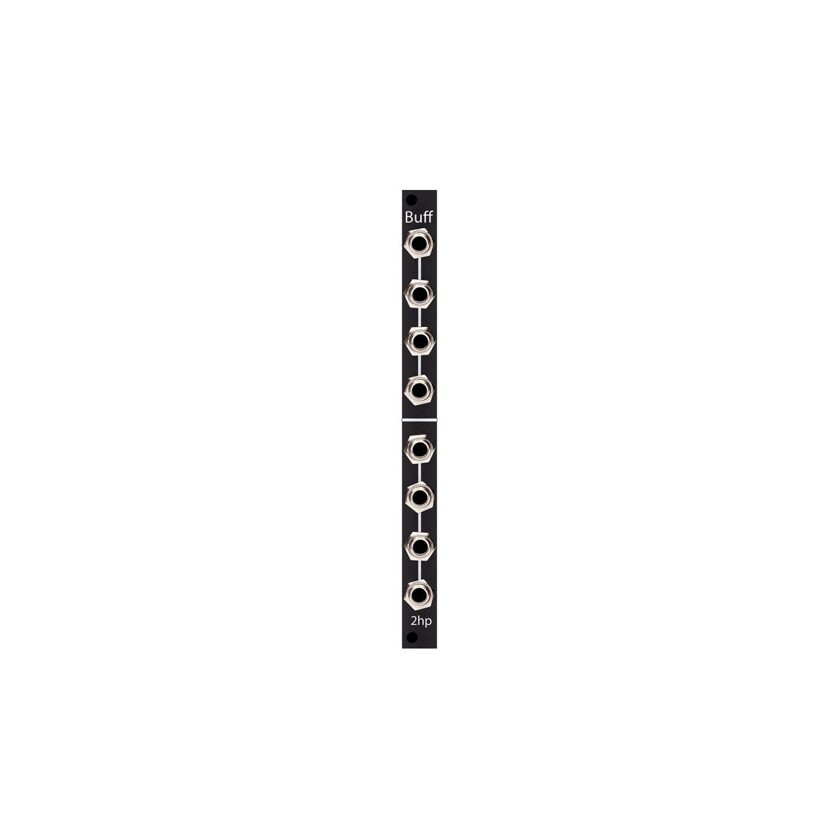 2HP Buff Eurorack Mult Module - Black