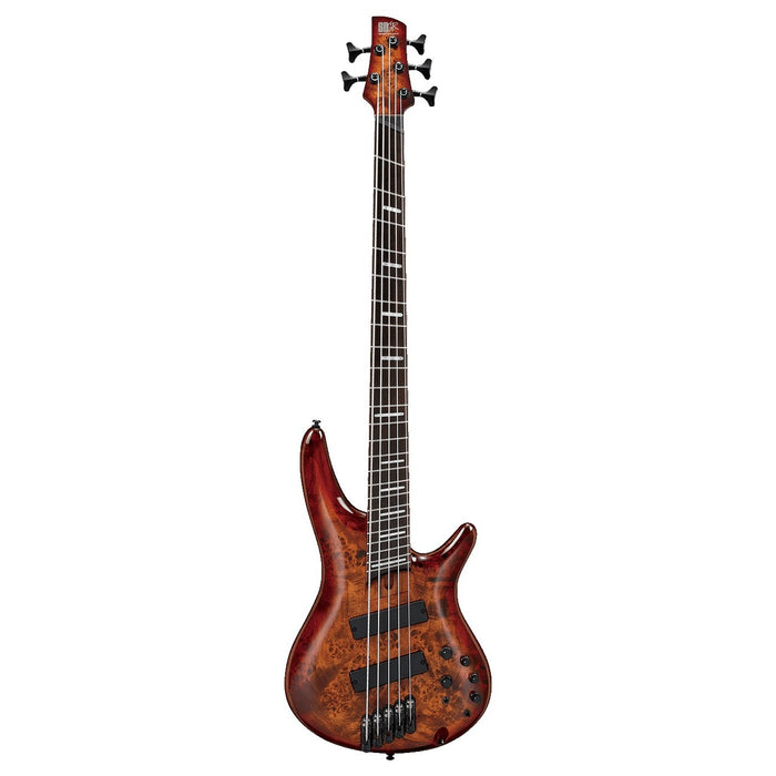 Ibanez SRMS805-BTT Bass Workshop 5 String Electric Bass - Brown Topaz Burst - New