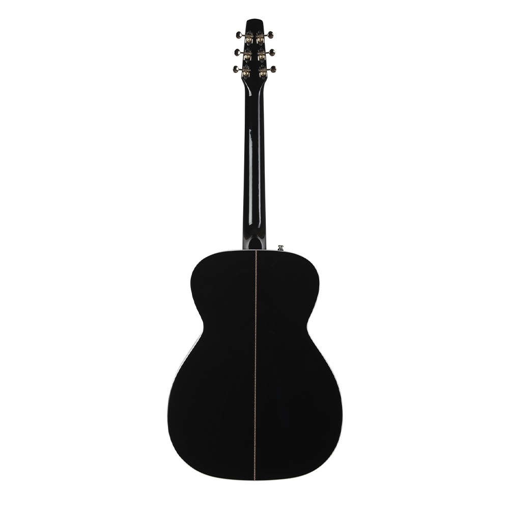 Seagull Artist Tuxedo Black Anthem EQ Acoustic Guitar with TRIC Case