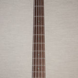 Brubaker USA JXB-5 Standard 5-String Electric Bass Guitar - White