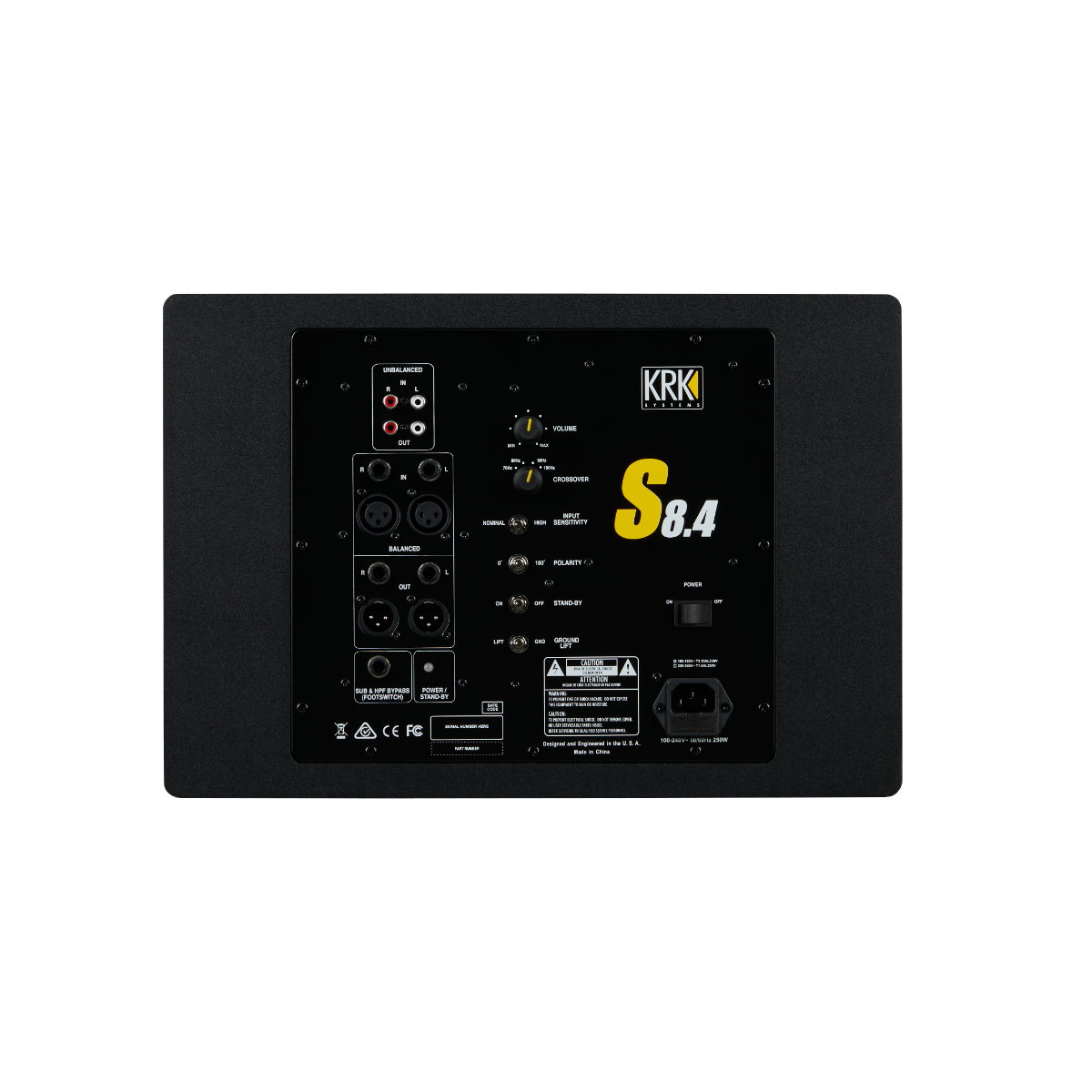 KRK S8.4 8-Inch Studio Subwoofer