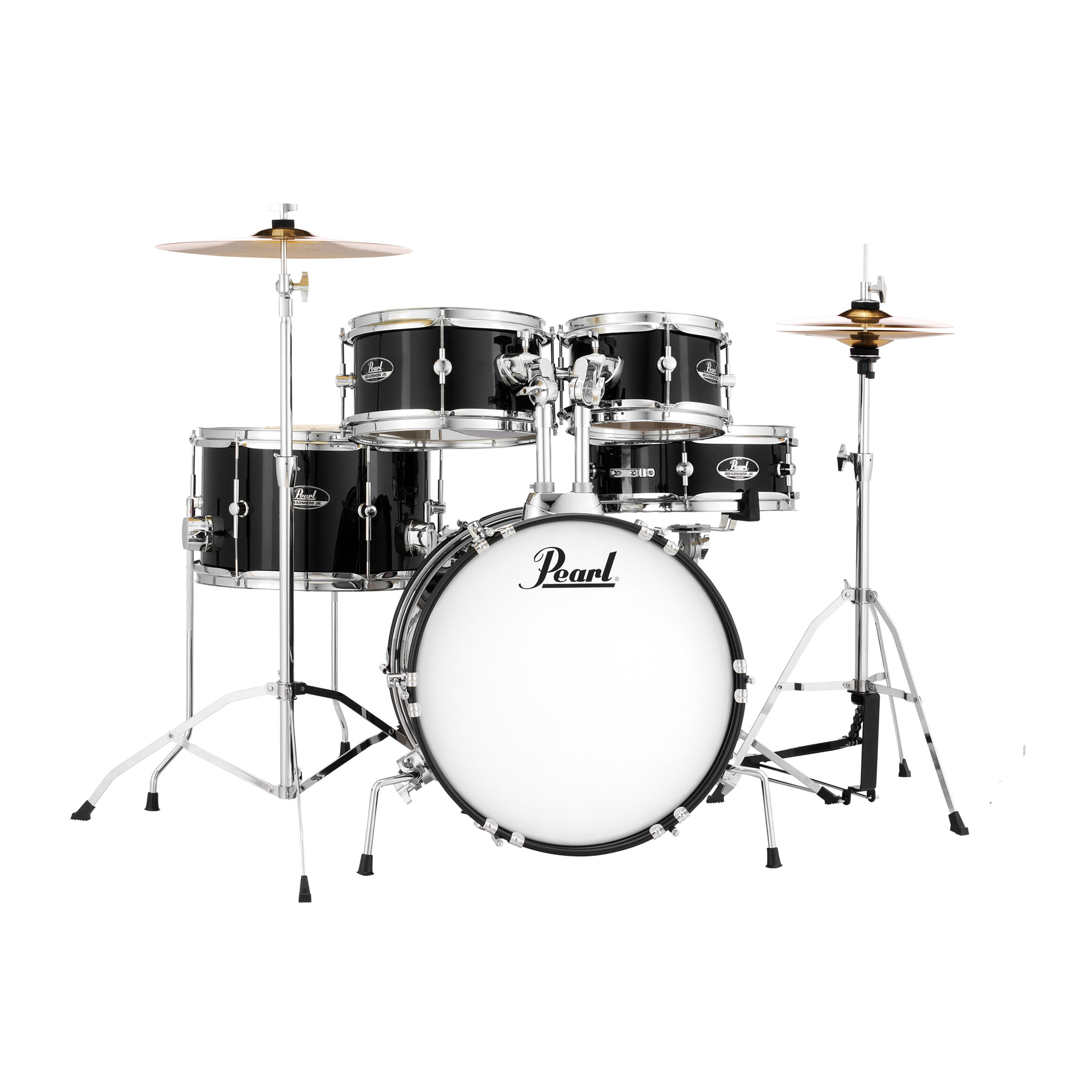 Pearl Roadshow Jr. 5-Piece Complete Drum Kit - Jet Black – Chuck Pearl Roadshow Jr. 5-Piece Complete Drum Kit - Jet Black – Chuck